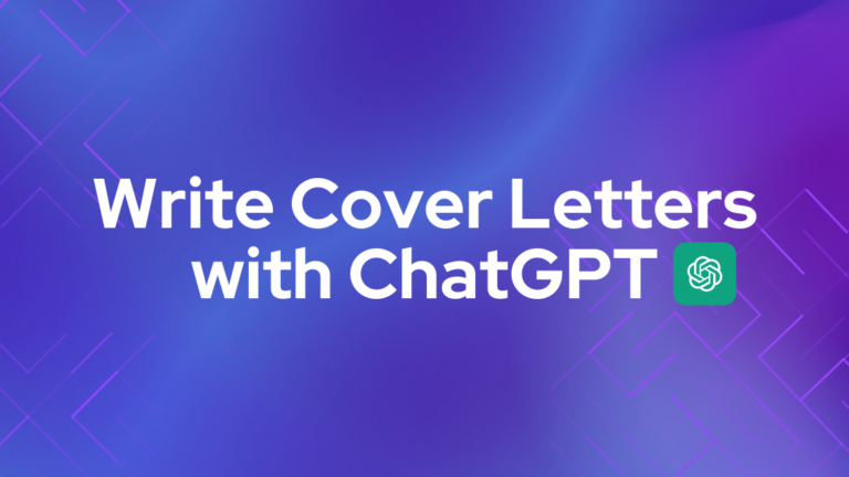 Escrever cartas de apresentação com ChatGPT