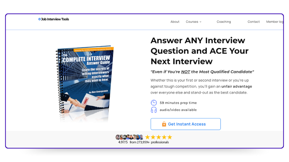 Job Interview Tools Affiliate Program