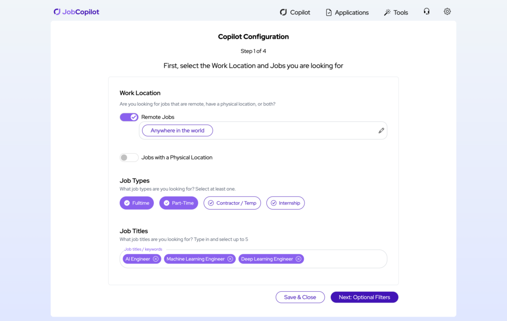 Step 1 - AI Engineer