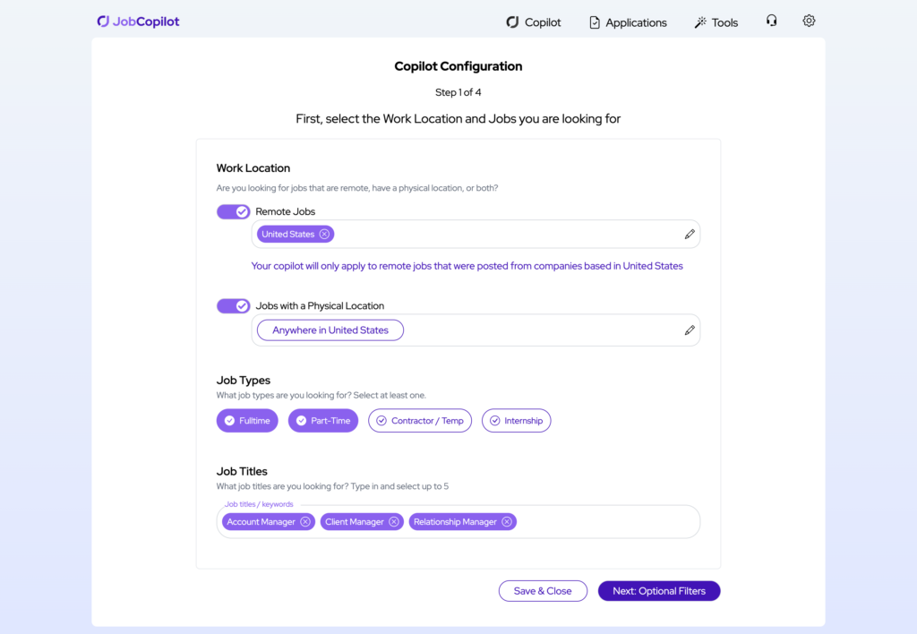 Stap 1 - Accountbeheerder