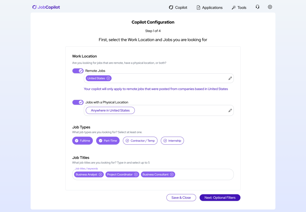 Paso 1 - Analista de negocio