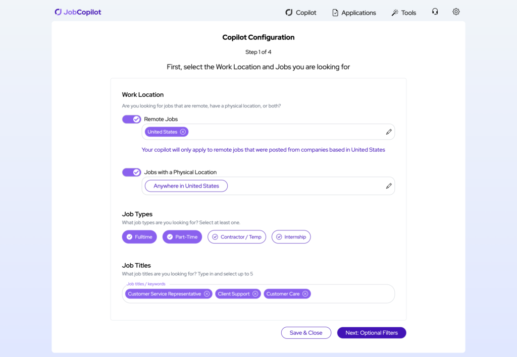 Paso 1 - Atención al cliente