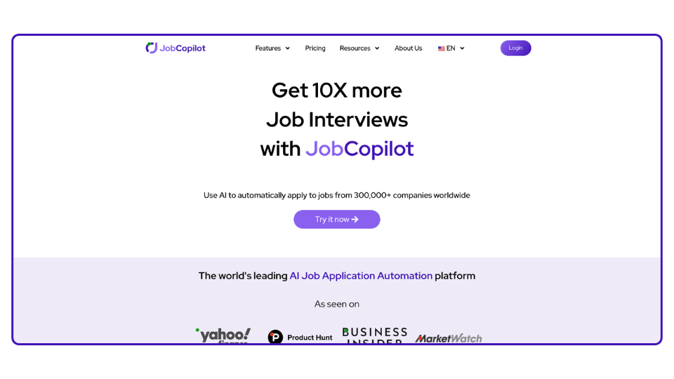 JobCopilot - Best Alternative to LoopCV